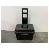 Craftsman rolling toolbox with telescoping handle, see pictures for details.