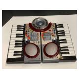 Rock Star Classic HMP-211 Twins Fusion Teaching Folding Keyboard Piano, working condition unknown, see pictures or details.