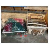 Comforter sets, queen size, and window treatments. See pictures for details.