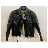 Leather riding jacket, size 36, see pictures for details.