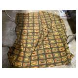 Heavy duty shower curtain with a geometric design, see pictures for details.