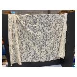 Partial piece of table covering fabric, see pictures for details.