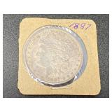 1887  Morgan Silver Dollar, see pictures for details.