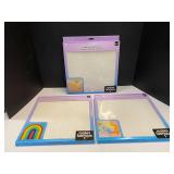 Textured canvas kits, set of three, see pictures for details.