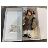 The Great American Doll Company collectible doll, comes in original box, “Ninotschka”, comes with certificate of ownership, see pictures for details.