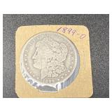 1899-O Morgan Silver Dollar, see pictures for details.