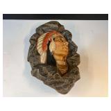 Vintage ceramic Native American decor, see pictures for details.