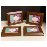 Recordable picture frames, working condition unknown, set of four, see pictures for details.