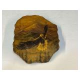 Eagle art on stone, see pictures for details.