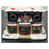 Dale Earnhardt Christmas village, “Winners Circle Auto Supply”, see for details.