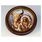Native American themed collector plate, this piece is numbered, from the American Indian Heritage Foundation Museum, see pictures for details.