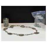 Collectible glass marbles, also includes a Concho belt, see pictures for details.