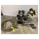 Honda Hustler pressure washer, comes with hose, and wand, not locked up, see pictures for details.