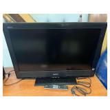 Sony Bravia 32” TV with remote, powers up, see pictures for details.