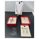 Fashion estate jewelry gift sets, necklaces, and more, still in original packaging, See pictures for details.