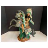 Ceramic Native American sculpture, see pictures for details.