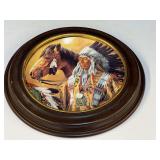 Native American themed collector plate, this piece is numbered, from the American Indian Heritage Foundation Museum, see pictures for details.