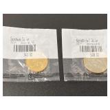 2005 – P uncirculated Kennedy half dollar, also includes a 2005 – P uncirculated Sacajawea dollar, see pictures for details. ￼