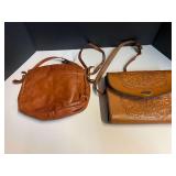 Ladies handbags, two pieces, see pictures for details.