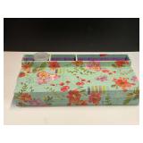 Diamond art/crafting supplies in decorative storage box, see pictures for details.