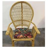 Vintage rattan peacock armchair, see pictures for details.