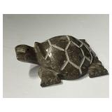 Curved marble turtle, see pictures for details.