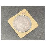 1921 Morgan Silver Dollar, believed to be the last year this coin was minted, see pictures for details.