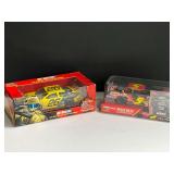 #26 and #5 NASCAR replicas, two pieces, 1/24 scale, comes with original boxes, see pictures for details.