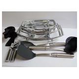 Pampered Chef Kitchen Utensils, Corningware Hot Plate Stands & More