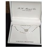 Sterling Silver Layered Necklace - 16 Inch + 2 Inch Extender