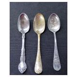 Vintage Sterling Silver & Silver Plated Flatware- See all photos.