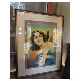 VINTAGE FRAMED AND MATTED PORTRAIT ART