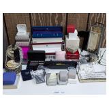 Assorted Empty Jewelry Display Boxes and Pouches - Bulk Lot