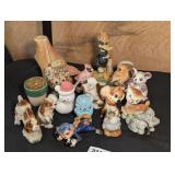 VINTAGE PORCELAIN DECORATIVE SMALLS INCLUDING MADE IN JAPAN
