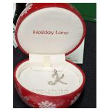 Holiday Lane Sterling Silver Cubic Zirconia 