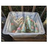 VINTAGE DR. PEPPER AND COCA-COLA BOTTLES PLUS OLD DAIRY MILK BY HERITAGE COMPANY MILK BOTTLES