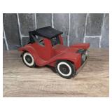 VINTAGE HANDMADE WOODEN ANTIQUE CAR MODEL