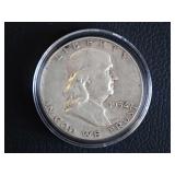 1952-S FRANKLIN HALF DOLLAR COIN
