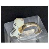10k Gold 4mm Wide Wedding Band Ring Size 7 - 2.23 Grams