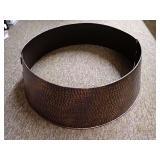 Hammered Metal Christmas Tree Surround