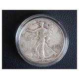 1943 WALKING LIBERTY HALF DOLLAR COIN