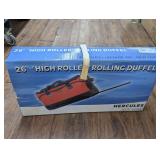 HERCULES NEW YORK 26" HIGH ROLLER DUFFEL IN ORIGINAL BOX