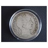 1906-D BARBER HALF DOLLAR COIN