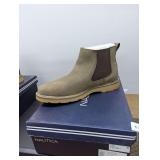 Nautica Grandt Mushroom Suede Chelsea Boots - Men