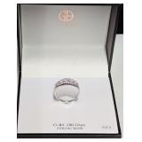 Giani Bernini Sterling Silver Cubic Zirconia Ring Size 9