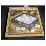 DECORATORS TOUCH 10-PIECE TIC-TAC-TOE SET IN ORIGINAL BOX