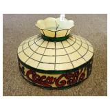 Coca-Cola Stained Glass Style Lamp Shade - Not Glass.