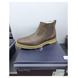 Nautica Grandt Mens Brown Chelsea Boots Size 12