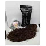 Kalyss Synthetic Hair Wig and Hair Pieces with Wig Cap and Accessories