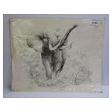 Lora Hull - The Rogue Elephant - Limited Edition Print - Signed & Numbered